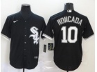 Nike Chicago White Sox #7 Tim Anderson Grey Cool Base Jersey