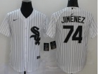 Nike Chicago White Sox #74 Eloy Jimenez White Cool Base Jersey