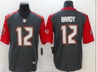 Tampa Bay Buccaneers #12 Tom Brady Grey Vapor Untouchable Limited Football Jersey