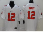 Tampa Bay Buccaneers #12 Tom Brady All White Vapor Untouchable Limited Football Jersey