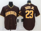 Nike San Diego Padres #23 Fernando Tatis Brown Cool Base Jersey