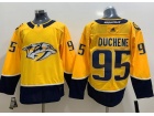 Adidas Nashville Predators #95 Matt Duchene Yellow Hockey Jersey