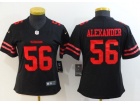 Woman San Francisco 49ers #56 Reuben Foster Black Vapor Untouchable Limited Jersey