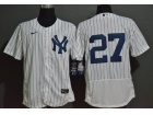 Nike New York Yankees #27 Giancarlo Stanton White Flexbase Jersey