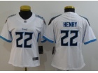 Woman Tennessee Titans #22 Derrick Henry White Vapor Untouchable Limited Jersey