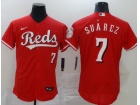 Nike Cincinnati Reds #7 Eugenio Suarez Red Flexbase Jersey