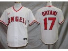 Nike Los Angeles Angels #17 Shohei Ohtani White Cool Base Jersey