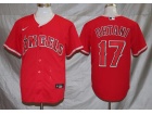 Nike Los Angeles Angels #17 Shohei Ohtani Red Cool Base Jersey