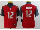 Youth Tampa Bay Buccaneers #12 Tom Brady Red Vapor Untouchable Limited Football Jersey