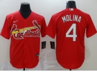 Nike St. Louis Cardinals #4 Yadier Molina Red Cool Base Jersey