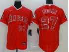 Nike Los Angeles Angels #27 Mike Trout Red Flexbase Jersey