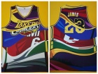 Los Angeles Lakers #23 LeBron James Special Teams Mixed Jersey