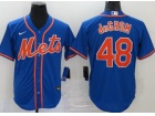 Nike New York Mets #48 Jacob deGrom Blue Cool Base Jersey