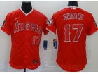 Nike Los Angeles Angels #17 Shohei Ohtani Red Flexbase Jersey