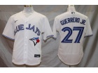 Nike Toronto Blue Jays #27 Vladimir Guerrero JR White Flexbase Jersey