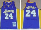 Los Angeles Lakers #24 Kobe Bryant Purple 2008-09 Throwback Jersey