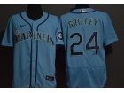 Nike Seattle Mariners #24 Ken Griffey Jr Blue Flexbase Jersey