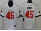 Tampa Bay Buccaneers #45 Devin White All White Vapor Untouchable Limited Football Jersey