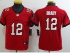 Youth Tampa Bay Buccaneers #12 Tom Brady Red Vapor Untouchable Limited Football Jersey