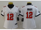 Woman Tampa Bay Buccaneers #12 Tom Brady White Vapor Untouchable Limited Football Jersey