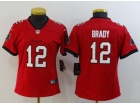 Woman Tampa Bay Buccaneers #12 Tom Brady Red Vapor Untouchable Limited Football Jersey