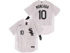 Nike Chicago White Sox #10 Yoan Moncada White Flexbase Jersey