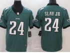 Philadelphia Eagles #24 Slay Jr Green Vapor Limited Jersey