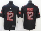 Tampa Bay Buccaneers #12 Tom Brady Black Impact Vapor Untouchable Limited Football Jersey