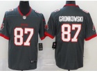 Tampa Bay Buccaneers #87 Rob Gronkowski Grey Vapor Limited Jersey