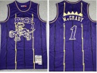 Toronto Raptors #1 Tracy McGrady Purple Mouse Year Throwback Jersey