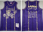 Toronto Raptors #15 Vince Carter Purple Mouse Year Throwback Jersey