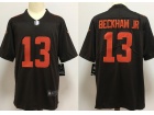 Cleveland Browns #13 Odell Beckham Jr Brown Color Rush New Style Jersey