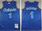 Orlando Magic #1 Penny Hardaway Blue Mouse Year Throwback Jersey