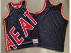 Miami Heat Black Mitchell&Ness Big Face Jersey