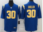 Los Angeles Chargers #30 Austin Ekeler Baby Blue Color Rush Limited Jersey