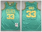 Boston Celtics #33 Larry Bird Green  Mouse Year Throwback Jersey