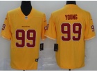 Washington Redskins #99 Chase Young Yellow Color Rush Football Limited Jersey