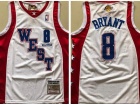 Los Angeles Lakers #8 Kobe Bryant White 04 All Star Jersey