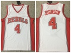 UNLV #4 Larry Johnson White Basketball Jersey