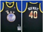 Golden State Warriors #40 Sick Wid It Black Mitchell&Ness Jersey