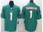 Miami Dolphins #1 Tua Tagovailoa Green Vapor Untouchable Limited Jersey