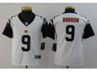 Youth Cincinnati Bengals #9 Joe Burrow Color White Rush Limited Jersey