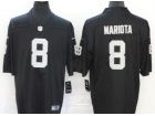 Oakland Raiders #8 Marcus Mariota Black Vapor Untouchable Limited Jersey