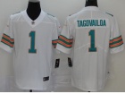 Miami Dolphins #1 Tua Tagovailoa White Color Rush Limited Jersey