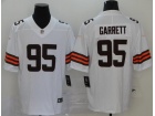 Cleveland Browns #95 Myles Garrett White New Style VaporLimited Jersey