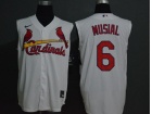 Nike St. Louis Cardinals #6 Stan Musial White Vest Jersey