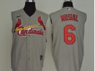 Nike St. Louis Cardinals #6 Stan Musial Gray Vest Jersey