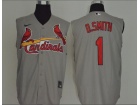 Nike St. Louis Cardinals #1 Ozzie Smith Gray Vest Jersey