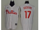 Nike Philadelphia Phillies #17 Rhys Hoskins White Vest Jersey