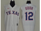 Nike Texas Rangers #12 Rougned Odor White Vest Jersey